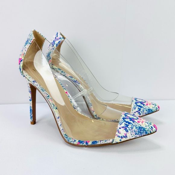 Mix No.6 Aracely Multicolor Snakeprint Pump Women - Picture 7 of 11